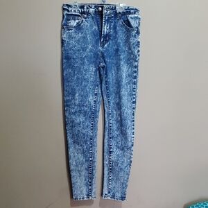 Forever 21 Women's Blue Acid Wash Jeans Size 25